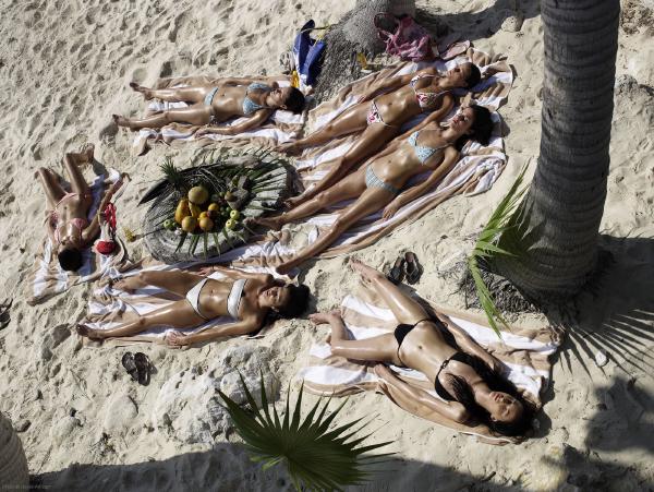 Anna S Brigi Melissa Muriel Suzie Suzie Carina picnic i Mexico del 1 #11