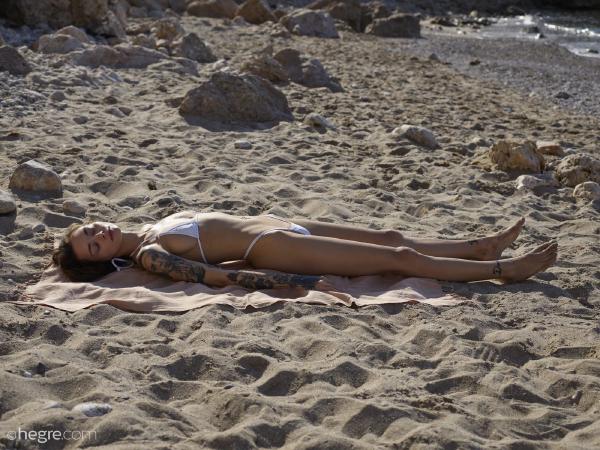 Inga tiny white bikini #5