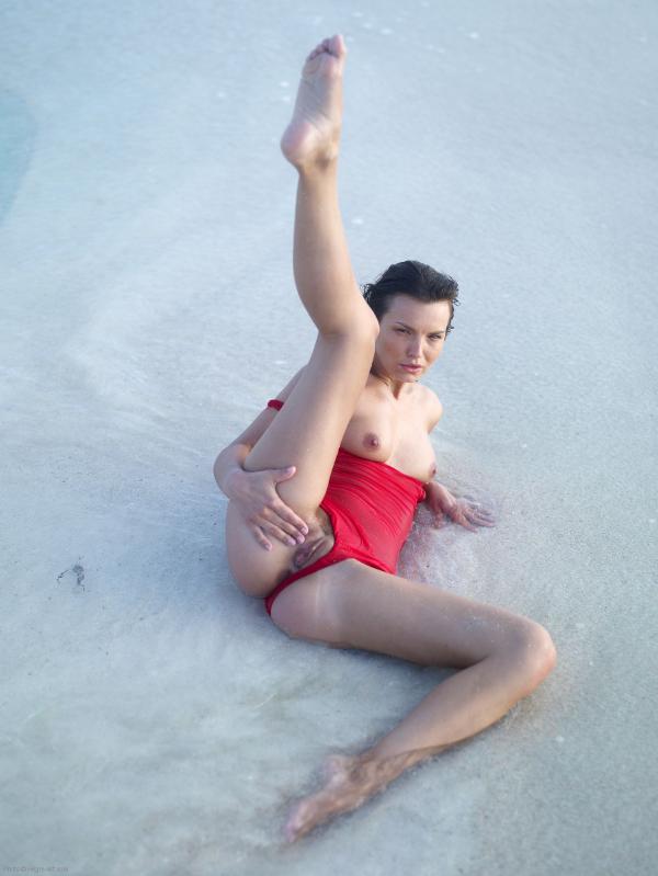 Suzie Carina red bathingsuit #49