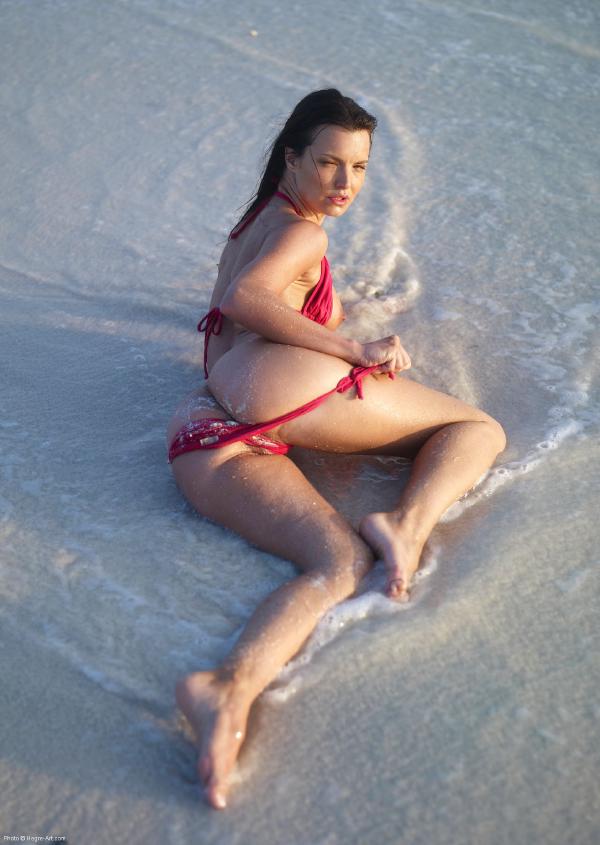 Suzie Carina red bikini #49