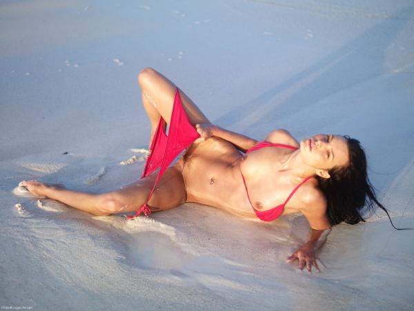 Suzie Carina red bikini #53