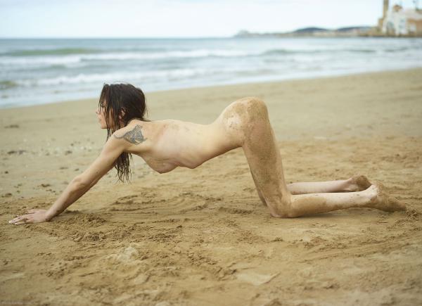 Tania dirty beach bum #48